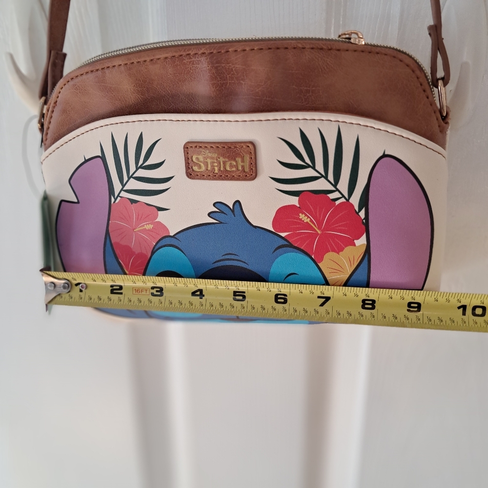 Disney Lilo & Stitch Crossbody Bag - Cream and Brown - Picture 2 of 11